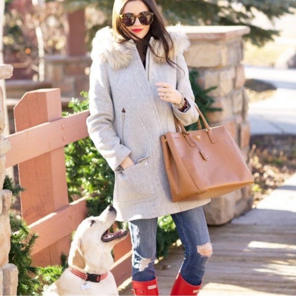 J. Crew Chateau Parka in Italian Stadium-Cloth Wool - Picture 3 of 10